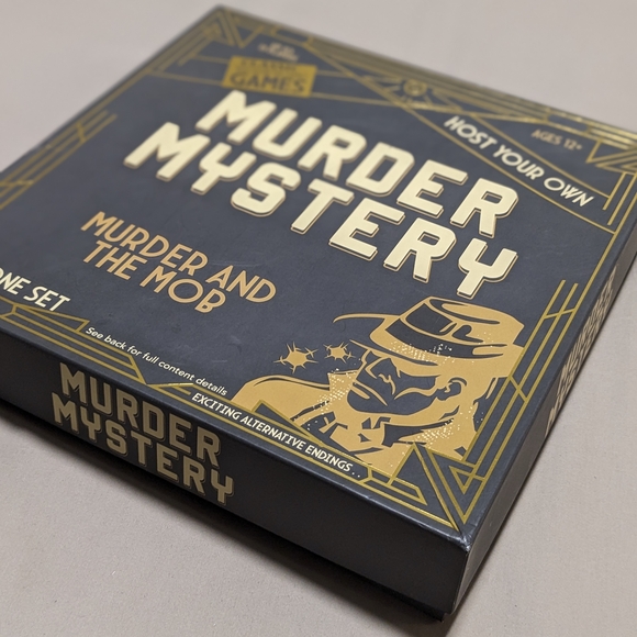 Mystery Board Game:Murder And The Mob- Host your own Party Up to 15 Players - Picture 1 of 11